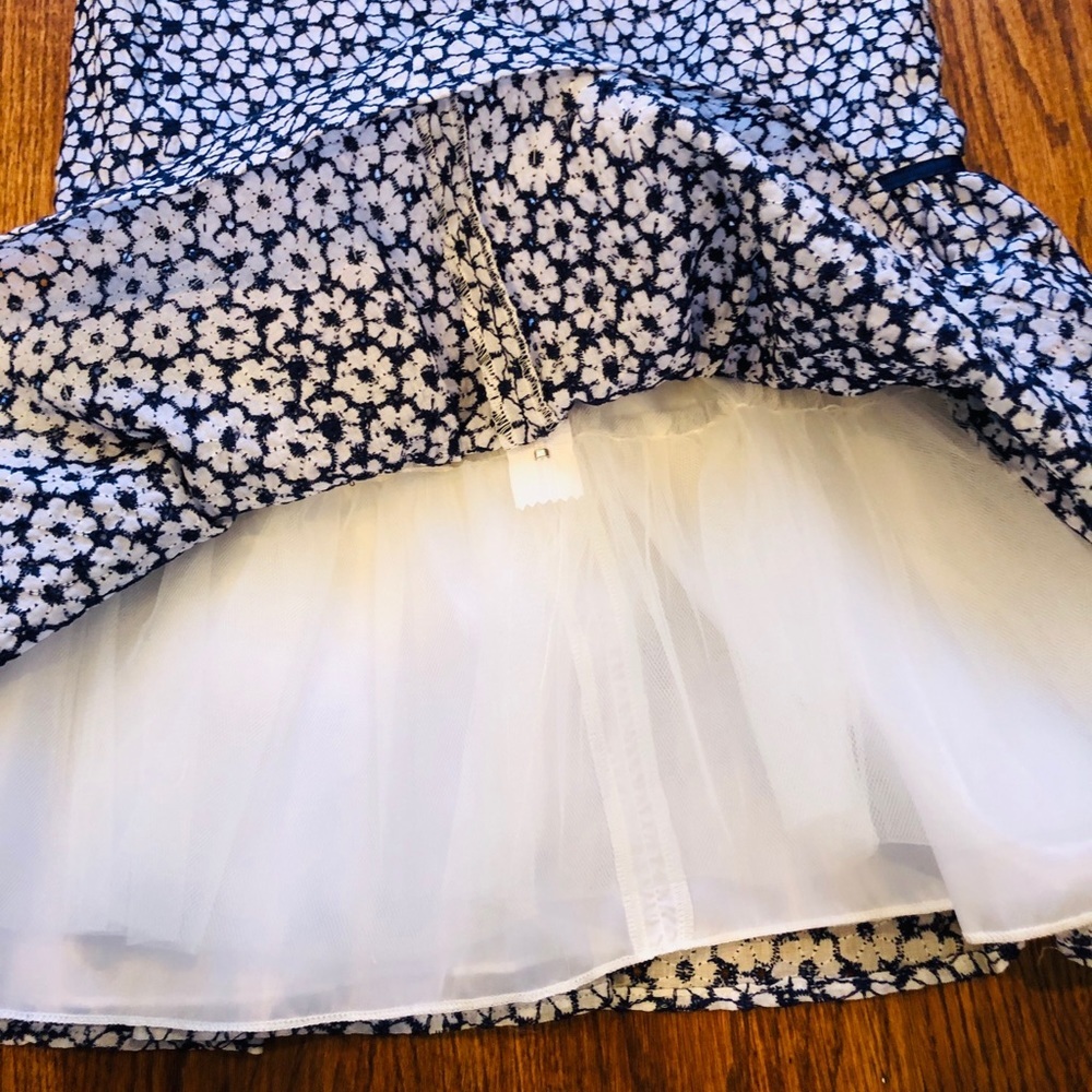 SUGARPLUM***Blue/White Flower Dress**Age 10 - Picture 7 of 7